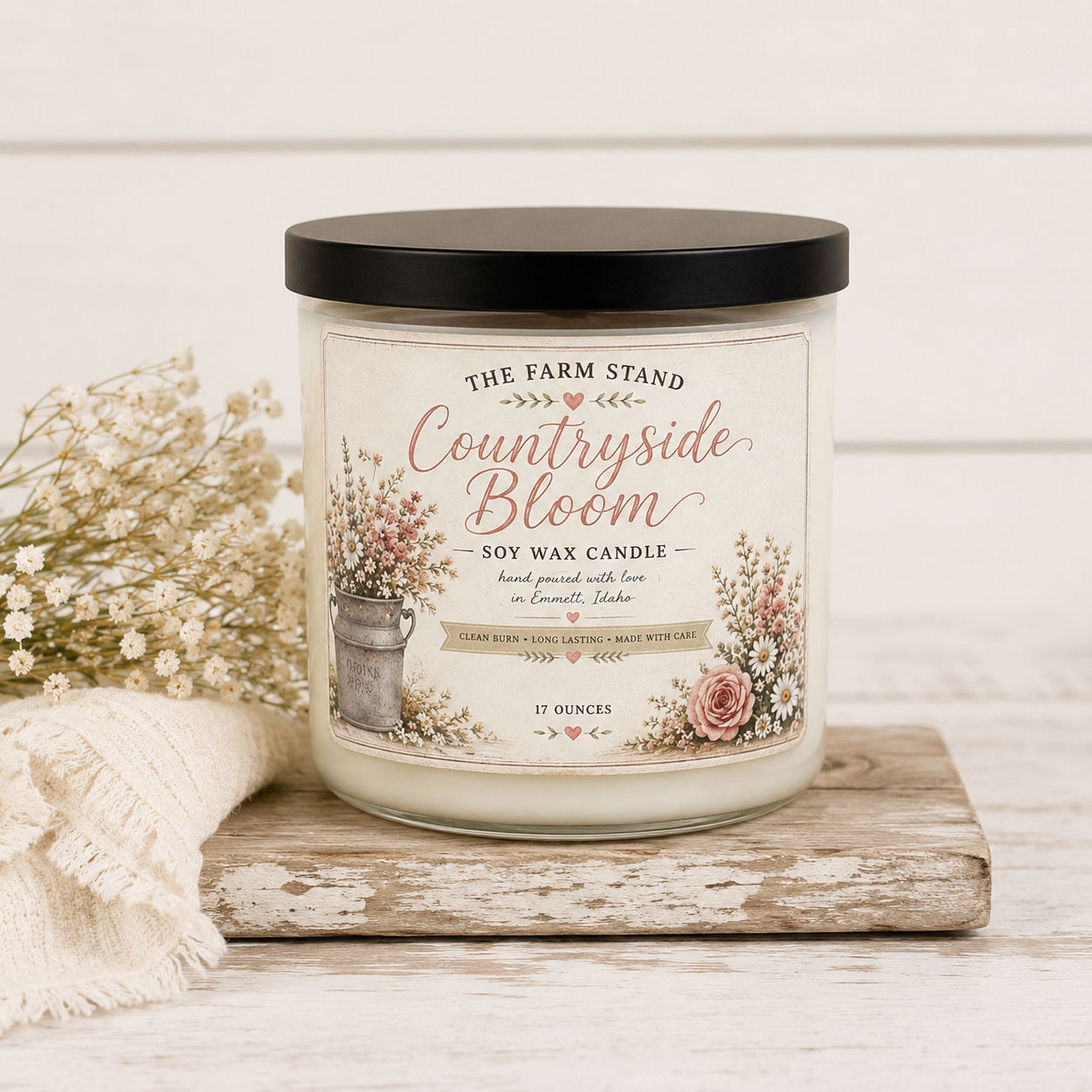 Countryside Bloom Soy Candle