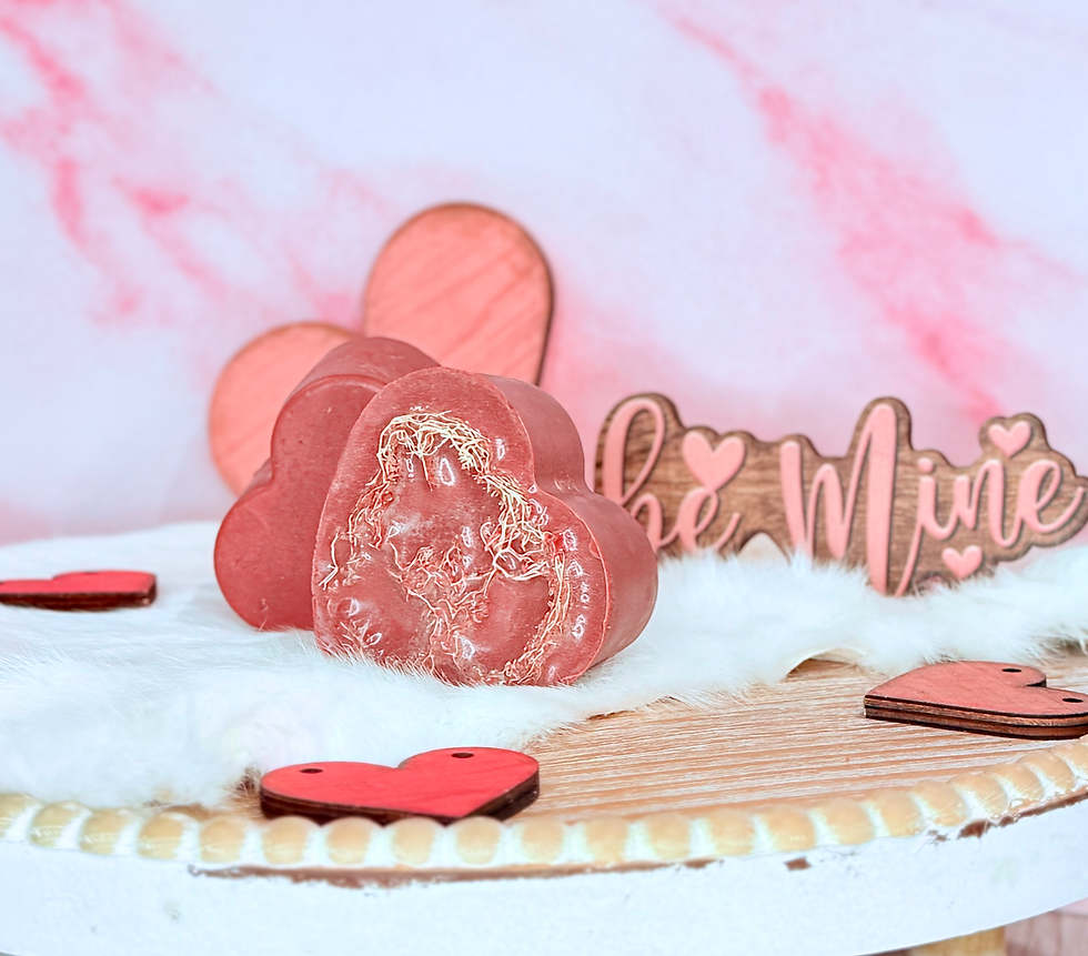 Thumbnail: Rose Goat Milk Luffa Soap 