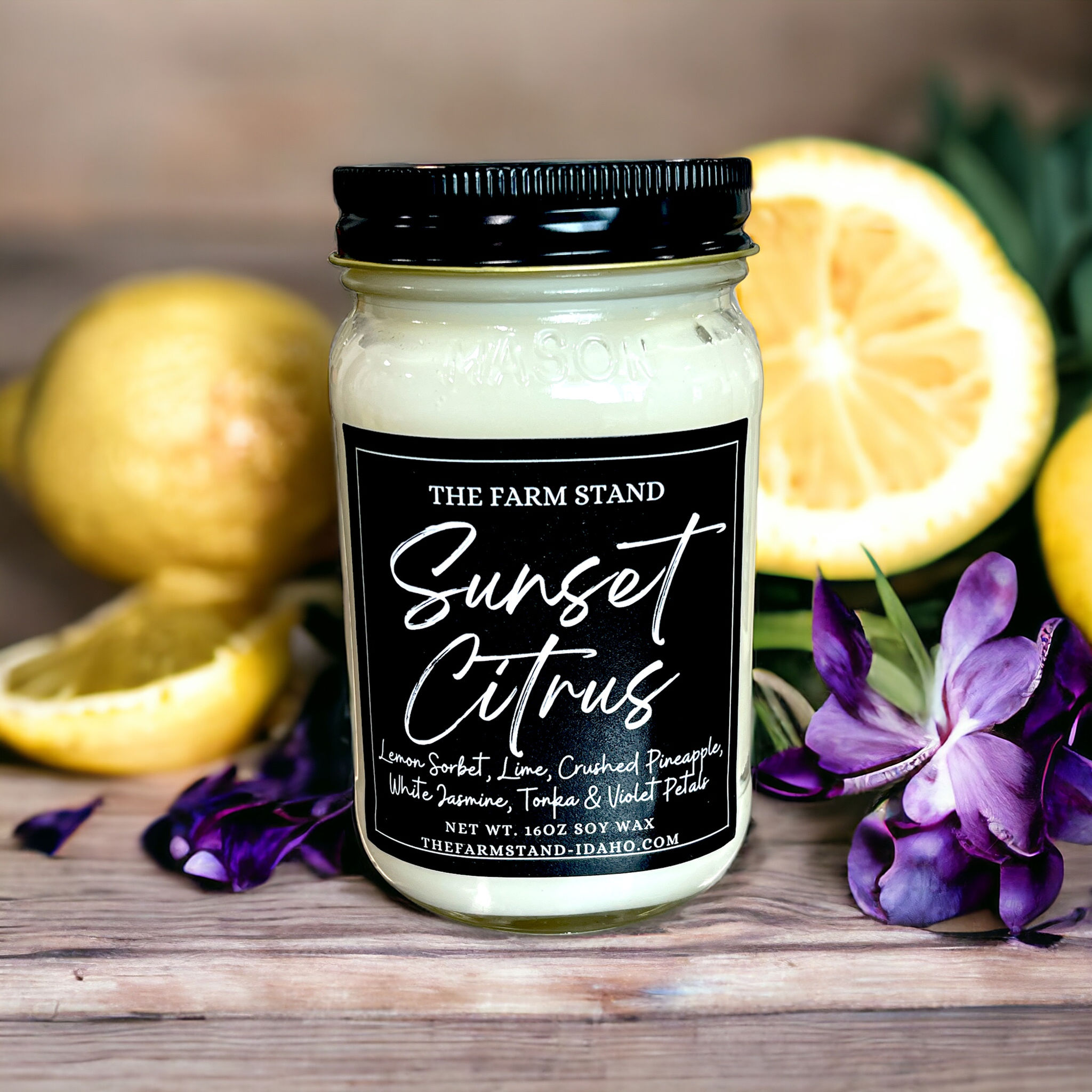 Sunset Citrus Soy Candle 