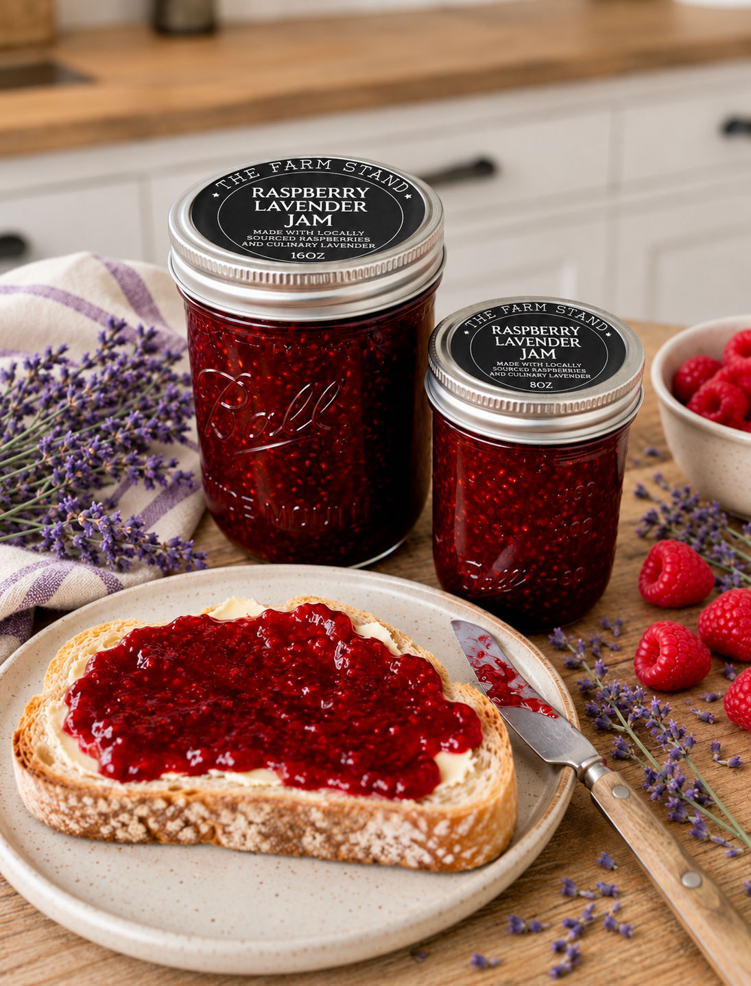 Raspberry Lavender Jam