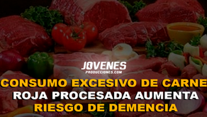 CONSUMO EXCESIVO DE CARNE ROJA PROCESADA AUMENTA RIESGO DE DEMENCIA