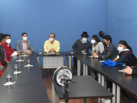 Reunión preliminar entre Gobierno y Conaie con representantes de segundo nivel concluye sin acuerdos
