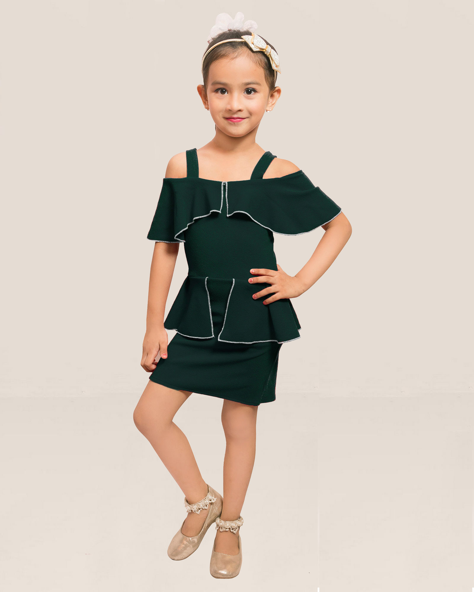 Girls Mid Thigh Party Dress
