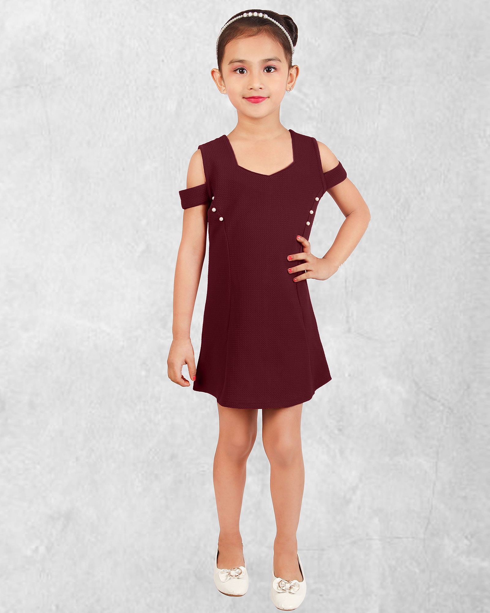Girls Mid Thigh Party Dress