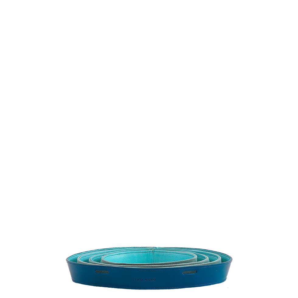 Miniatura: BUCKET - LEATHER + TULLE