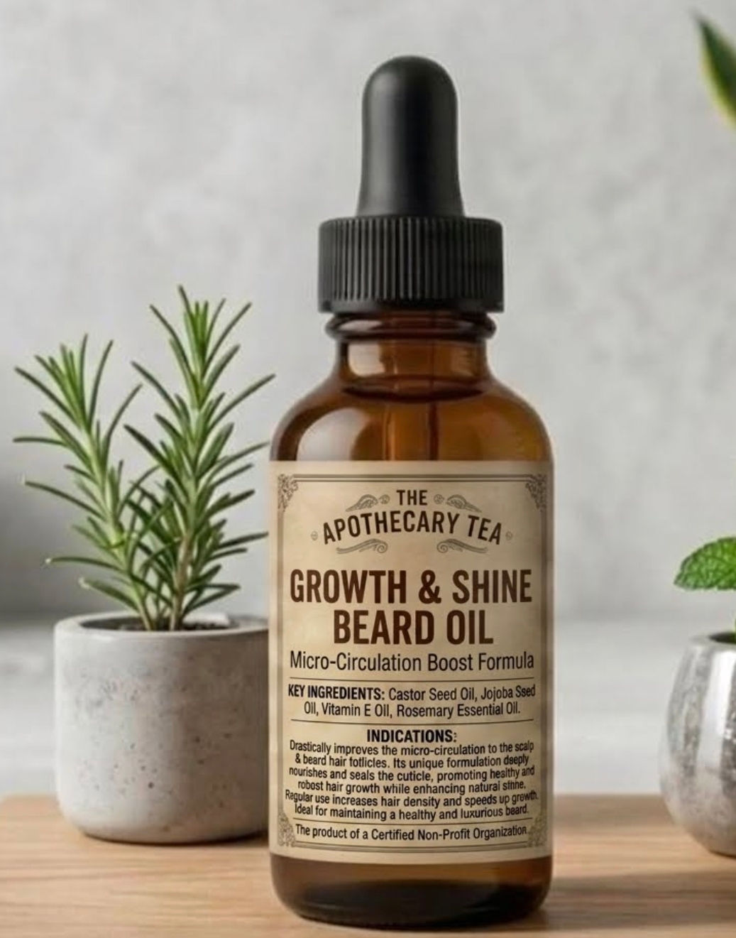 Growth & Shine Beard Oil (1 oz)