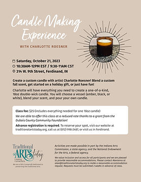 Candle Making Experience with Charlotte Roesner