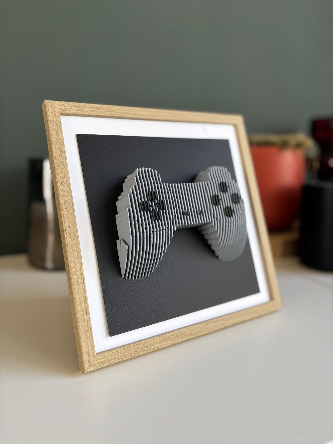 Controller PlayStation Layered Wall Art