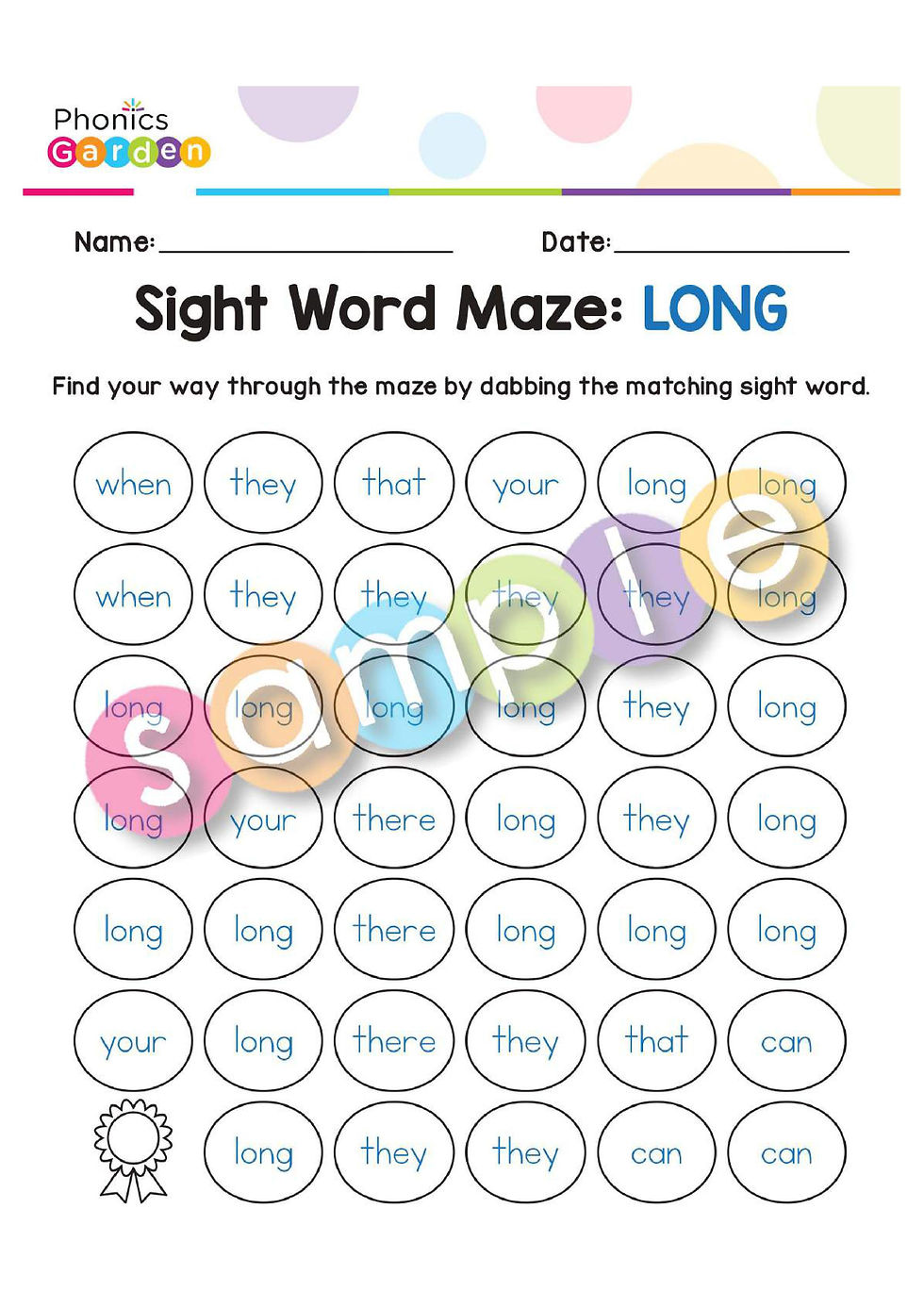 Thumbnail: Sight Word "LONG" | Bundle | 20 Pages