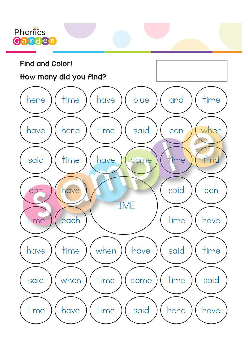 Thumbnail: Sight Word "TIME" | Bundle | 20 Pages