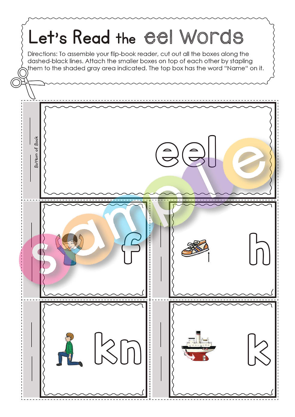 Thumbnail: EEL | Pat-a-Word | Word Family Bundle | 85 Pages