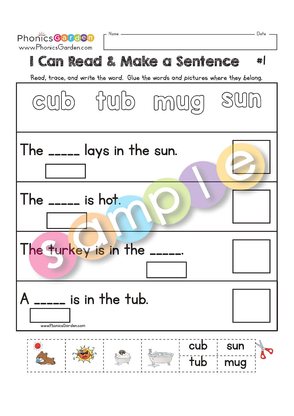 Thumbnail: Uu | AEIOU | Set 2 | CVC | Short Vowel Bundle | 24 Pages