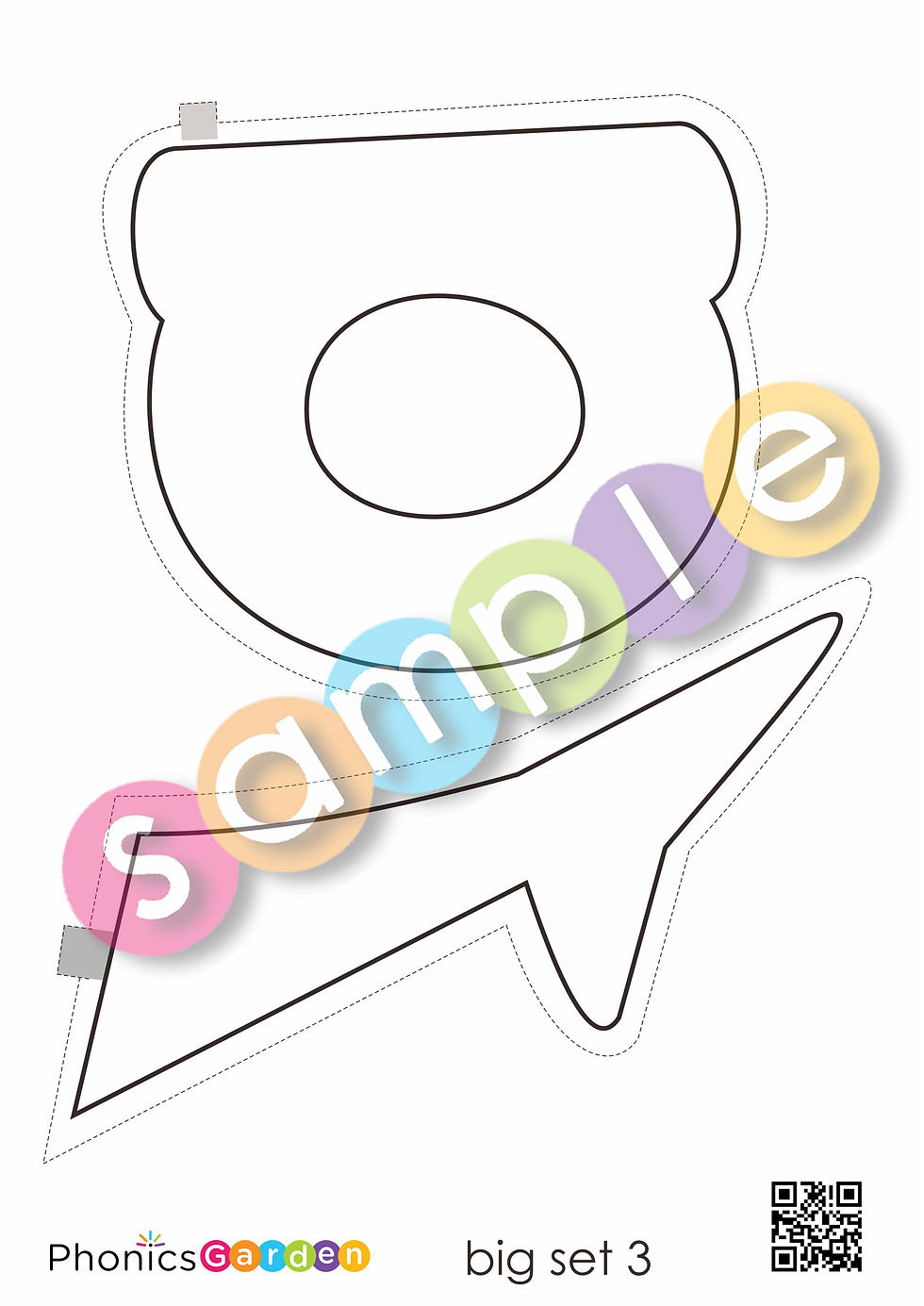 Thumbnail: AR | Letter Craft | shark | Bossy-R | 6 Pages