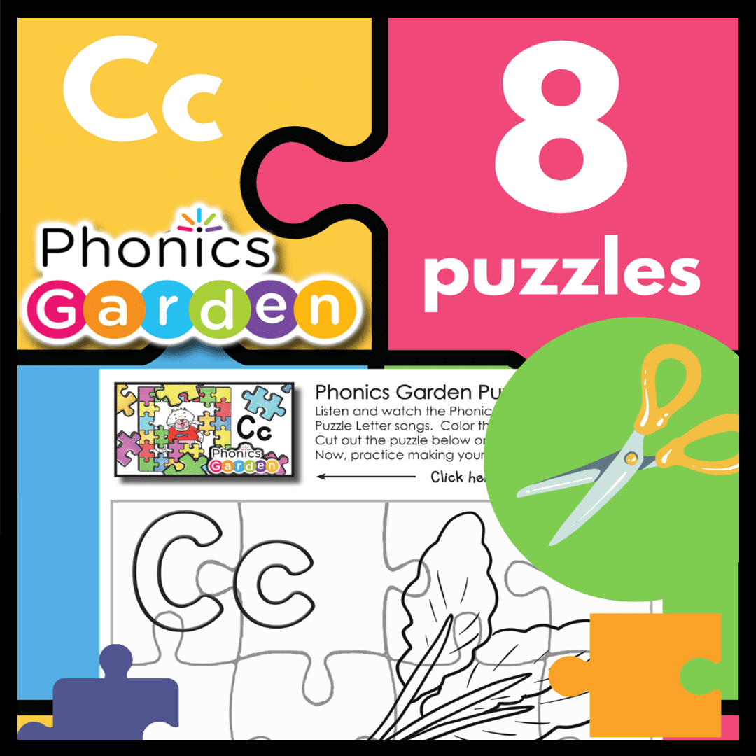 Cc | Calypso Puzzle Spelling | 8 Pages