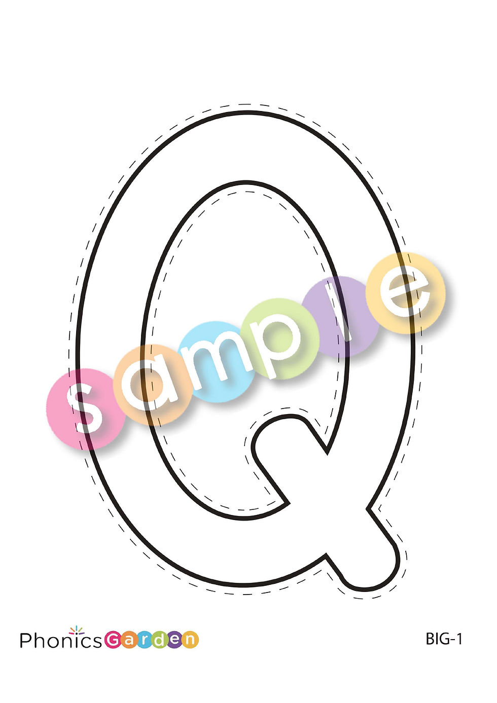 Thumbnail: Qq | Letter Craft | Quail | Uppercase Q | 5 Pages