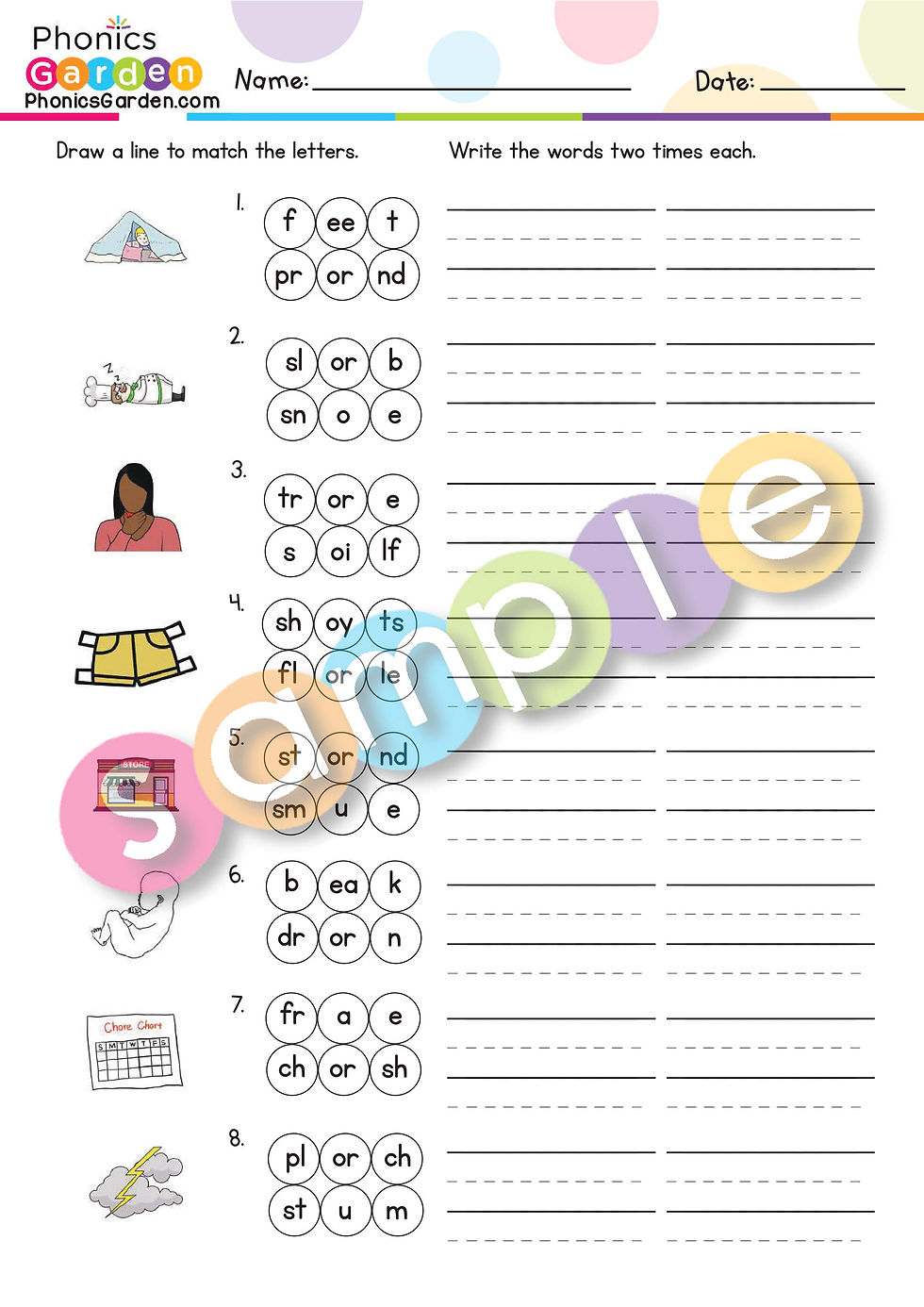 Thumbnail: OR | #2 | Pat-a-Word | Bossy-R Bundle | 87 Pages