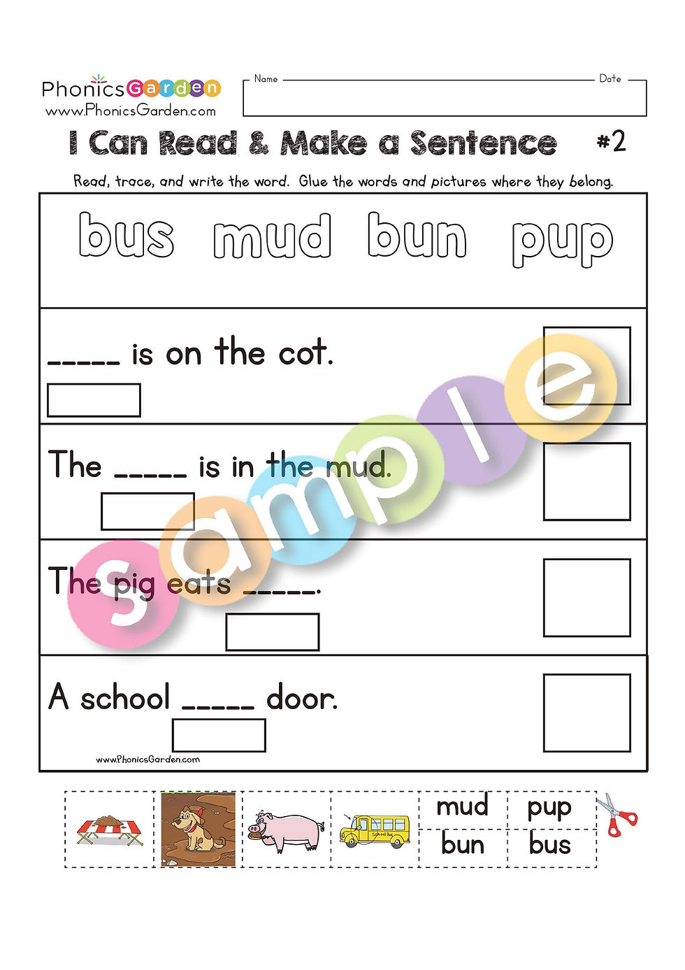 Thumbnail: Uu | AEIOU | Set 2 | CVC | Short Vowel Bundle | 24 Pages