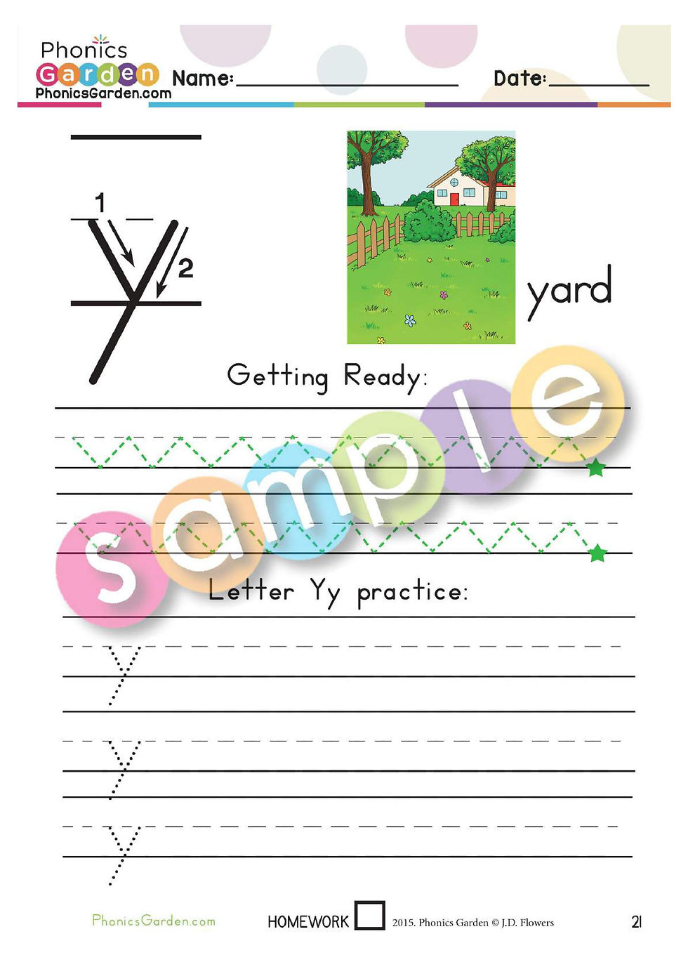 Thumbnail: Yy | Alphabet Recognition | RED Program | 18 Pages