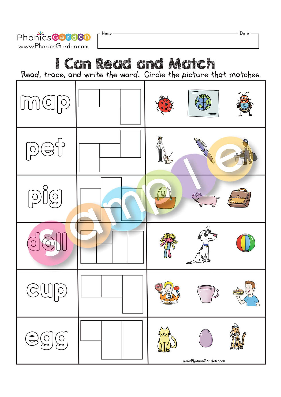 Thumbnail: Mixed Vowels | AEIOU | Set 4 | CVC | Short Vowel Bundle | 24 Pages