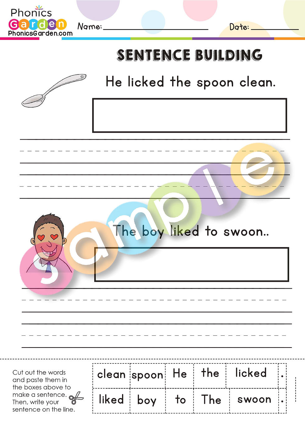Thumbnail: OON | Pat-a-Word | Word Family Bundle | 85 Pages