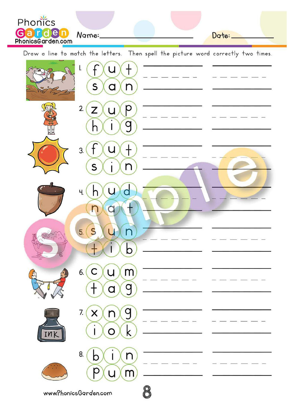Thumbnail: Uu | Phonics | Spelling | Vocabulary | GREEN | 37 Pages