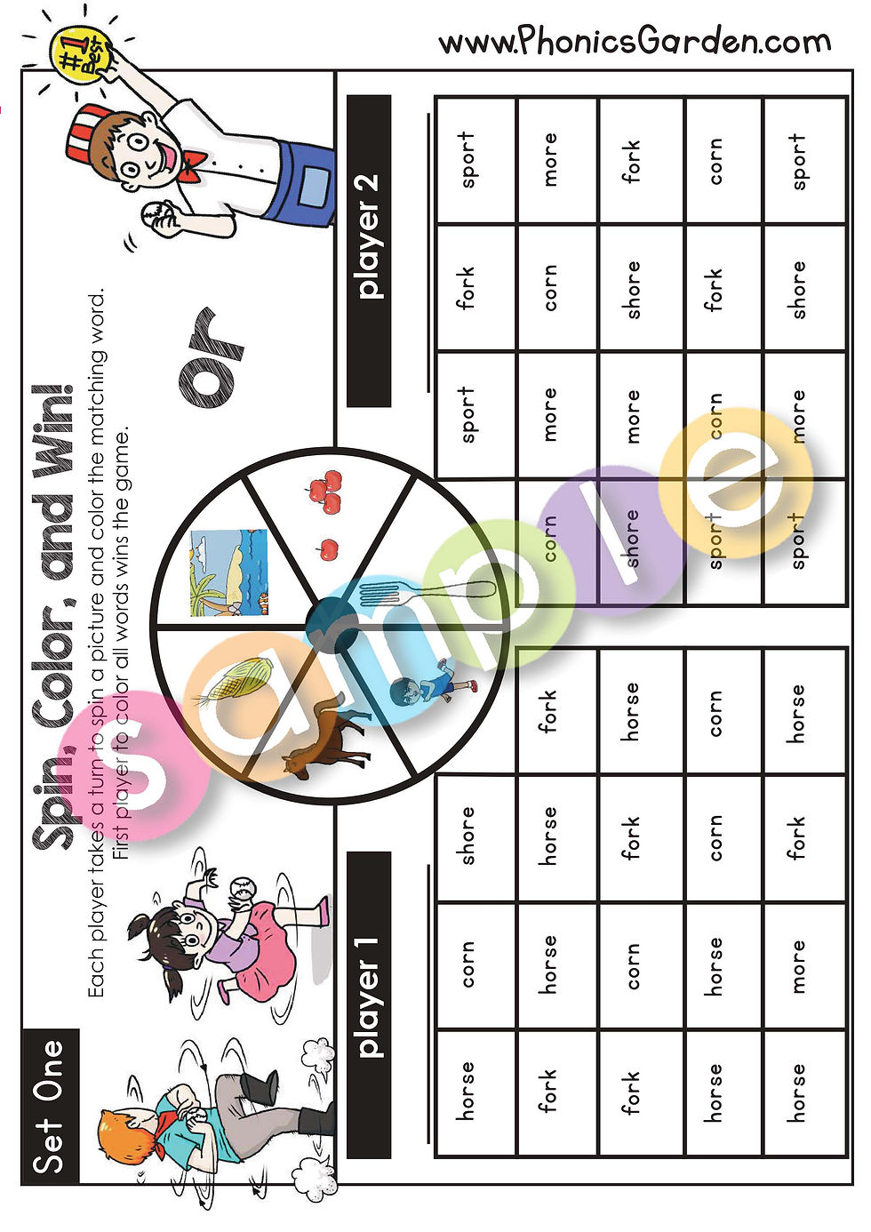 Thumbnail: OR | #1 | Pat-a-Word | Bossy-R Bundle | 87 Pages