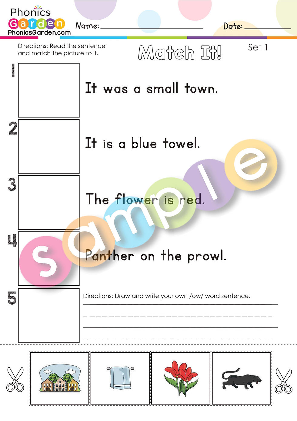 Thumbnail: OW Long | Pat-a-Word | Digraph Bundle | 87 Pages