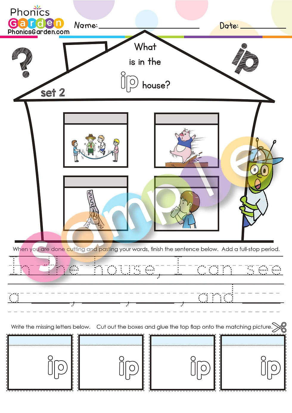 Thumbnail: IP | #2 | Pat-a-Word | Word Family Bundle | 85 Pages