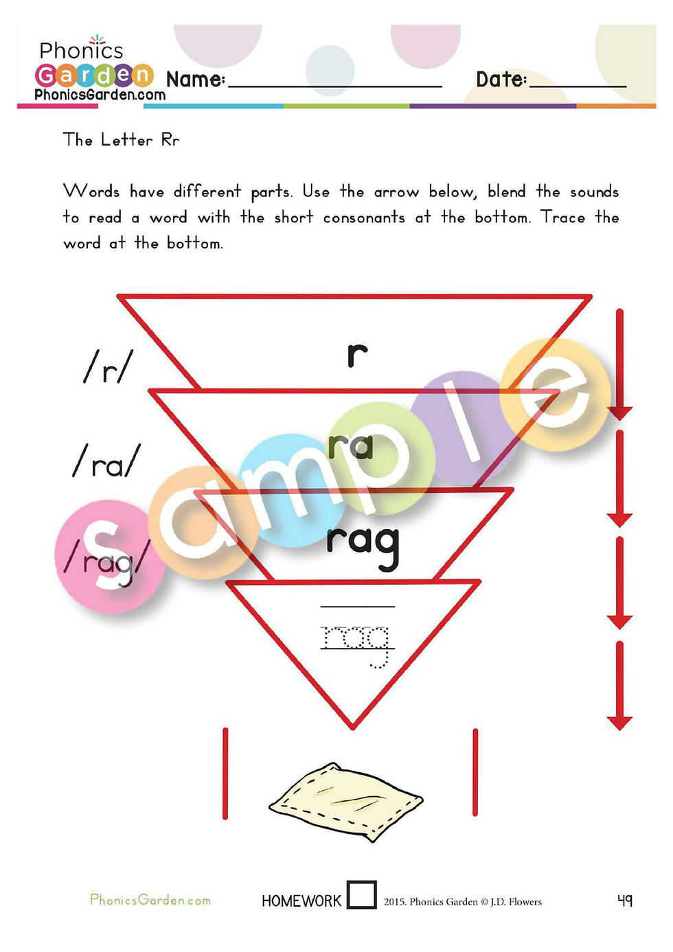 Thumbnail: Rr | Alphabet Recognition | RED Program | 18 Pages