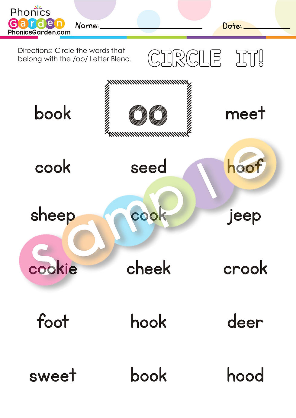 Thumbnail: OO Short | Pat-a-Word | Digraph Bundle | 87 Pages