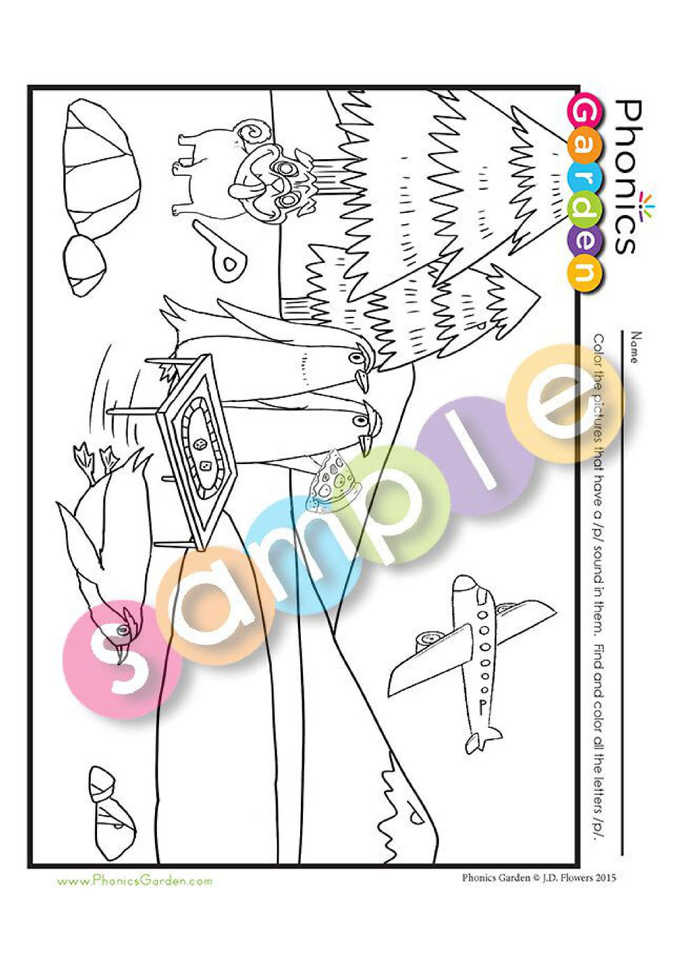Thumbnail: Pp | Find the Letter | Letter Search | 4 Pages