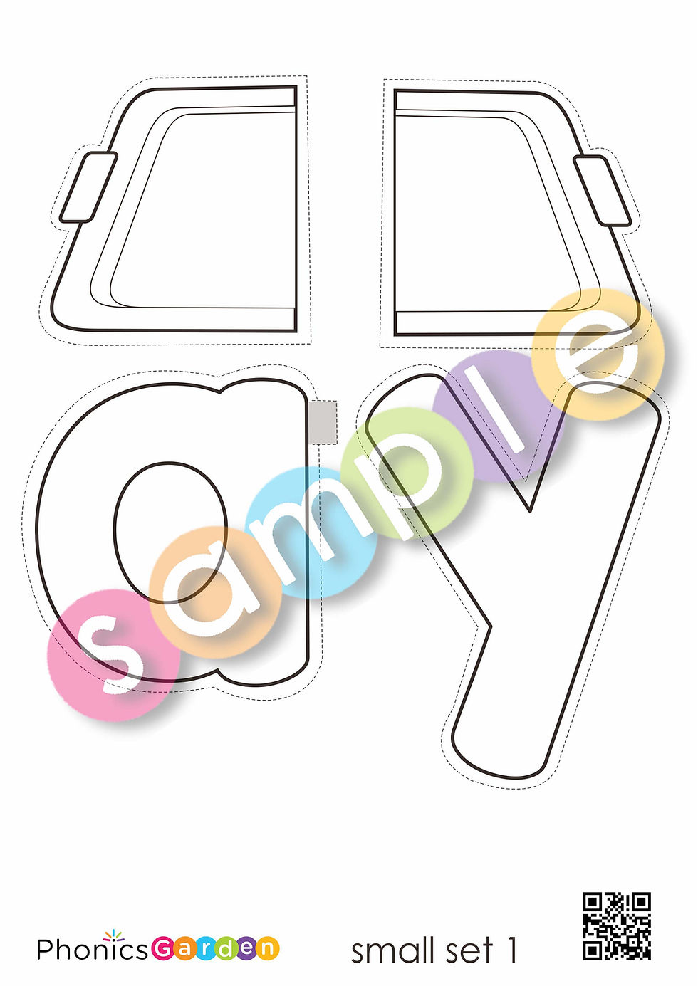 Thumbnail: AY | Letter Craft | tray | Digraphs | 5 Pages