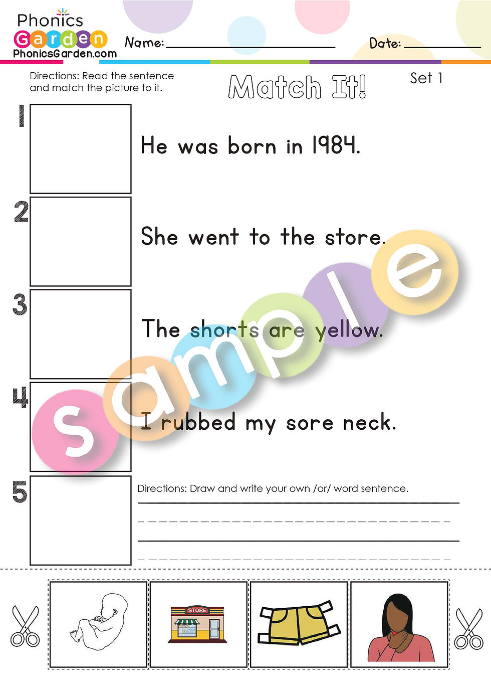 Thumbnail: OR | #2 | Pat-a-Word | Bossy-R Bundle | 87 Pages