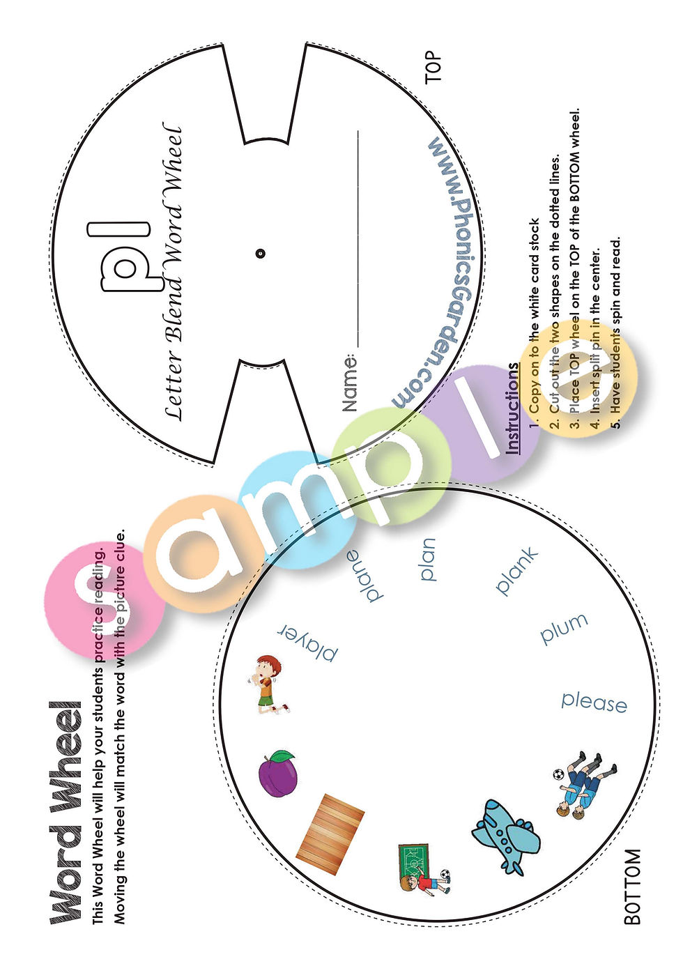 Thumbnail: PL-Blend | Pat-a-Word | L-Blends Bundle | 87 Pages
