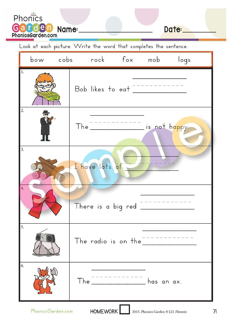 Thumbnail: Yy | Phonics | Spelling | Vocabulary | ORANGE | 15 Pages