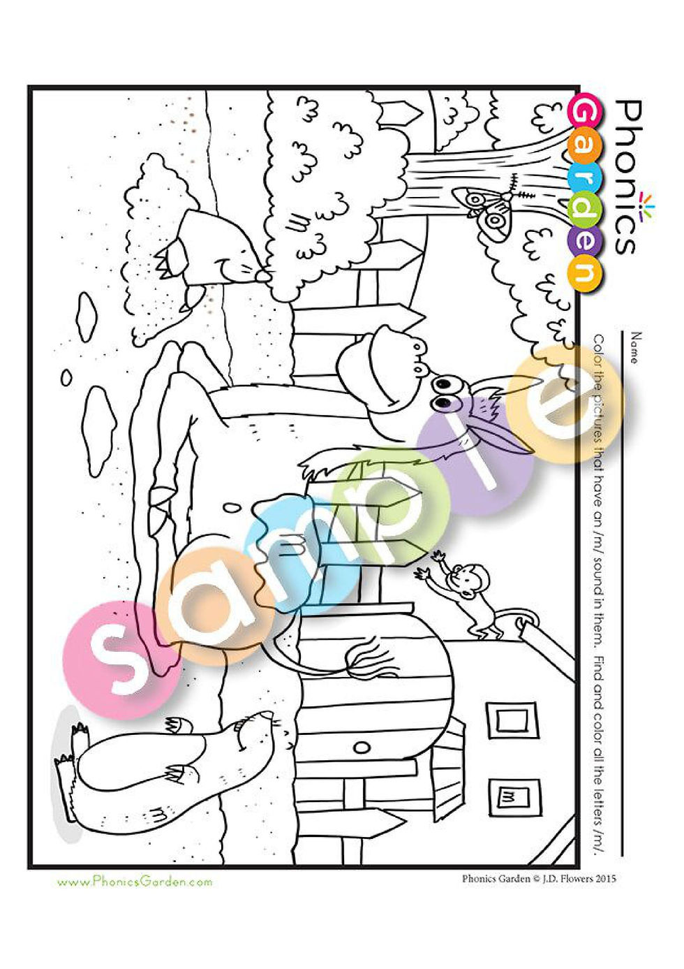 Thumbnail: Mm | Find the Letter | Letter Search | 4 Pages