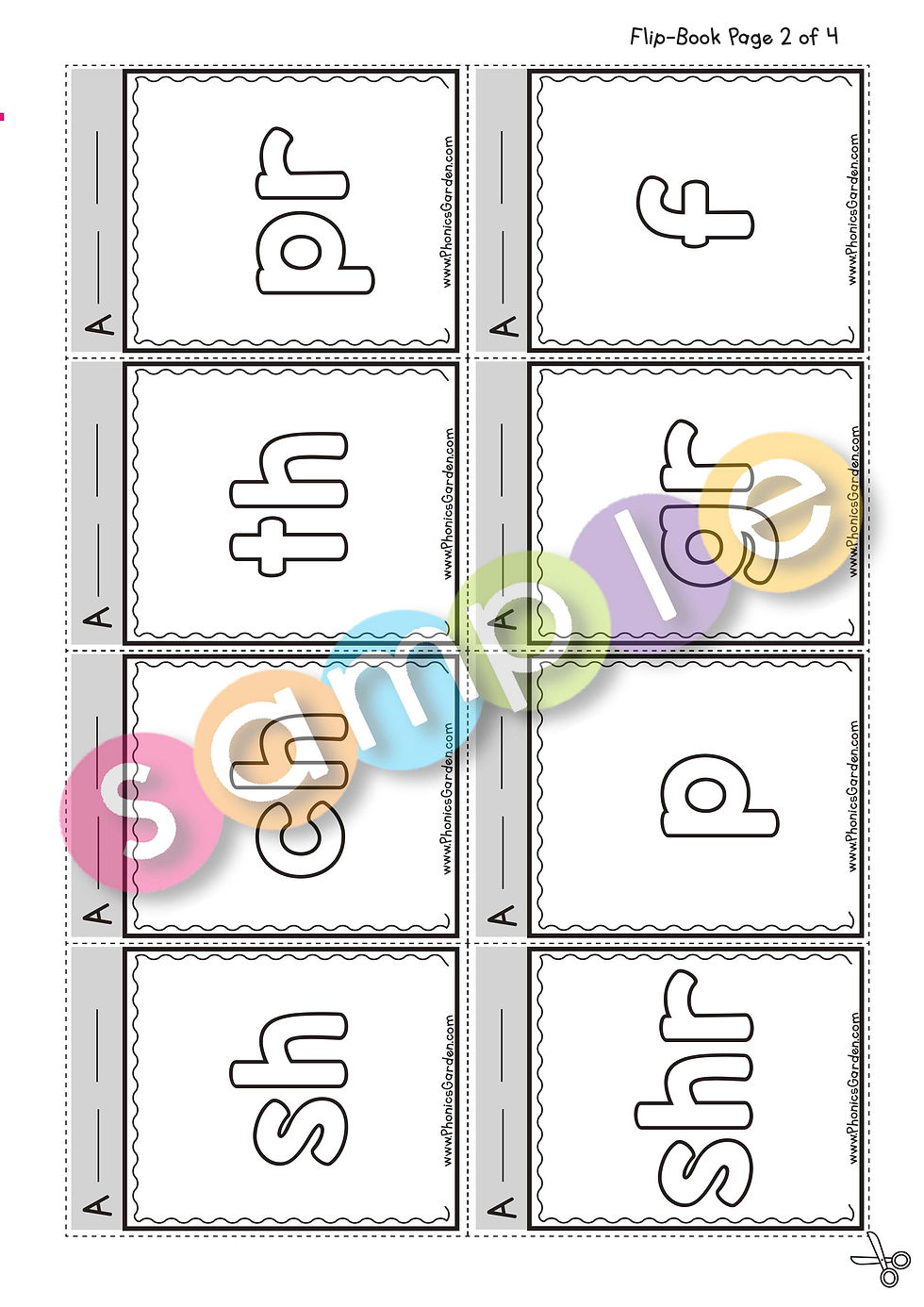 Thumbnail: IE | Pat-a-Word | Digraph Flip-Book | 4 Pages
