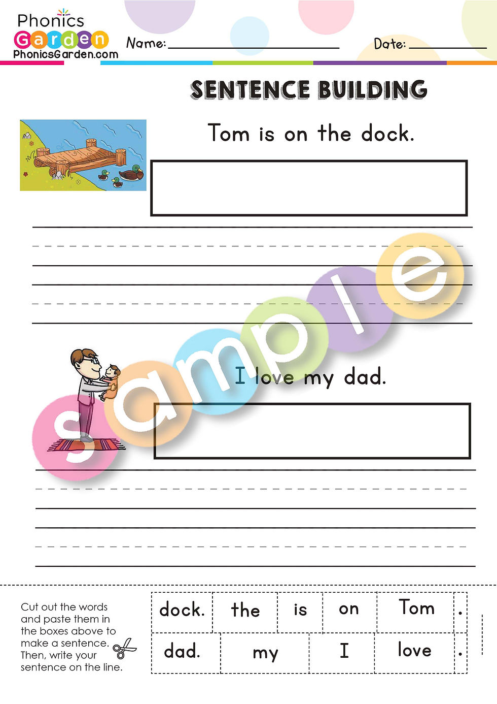 Thumbnail: Dd | Pat-a-Word | Letter /D/ Bundle | 87 Pages