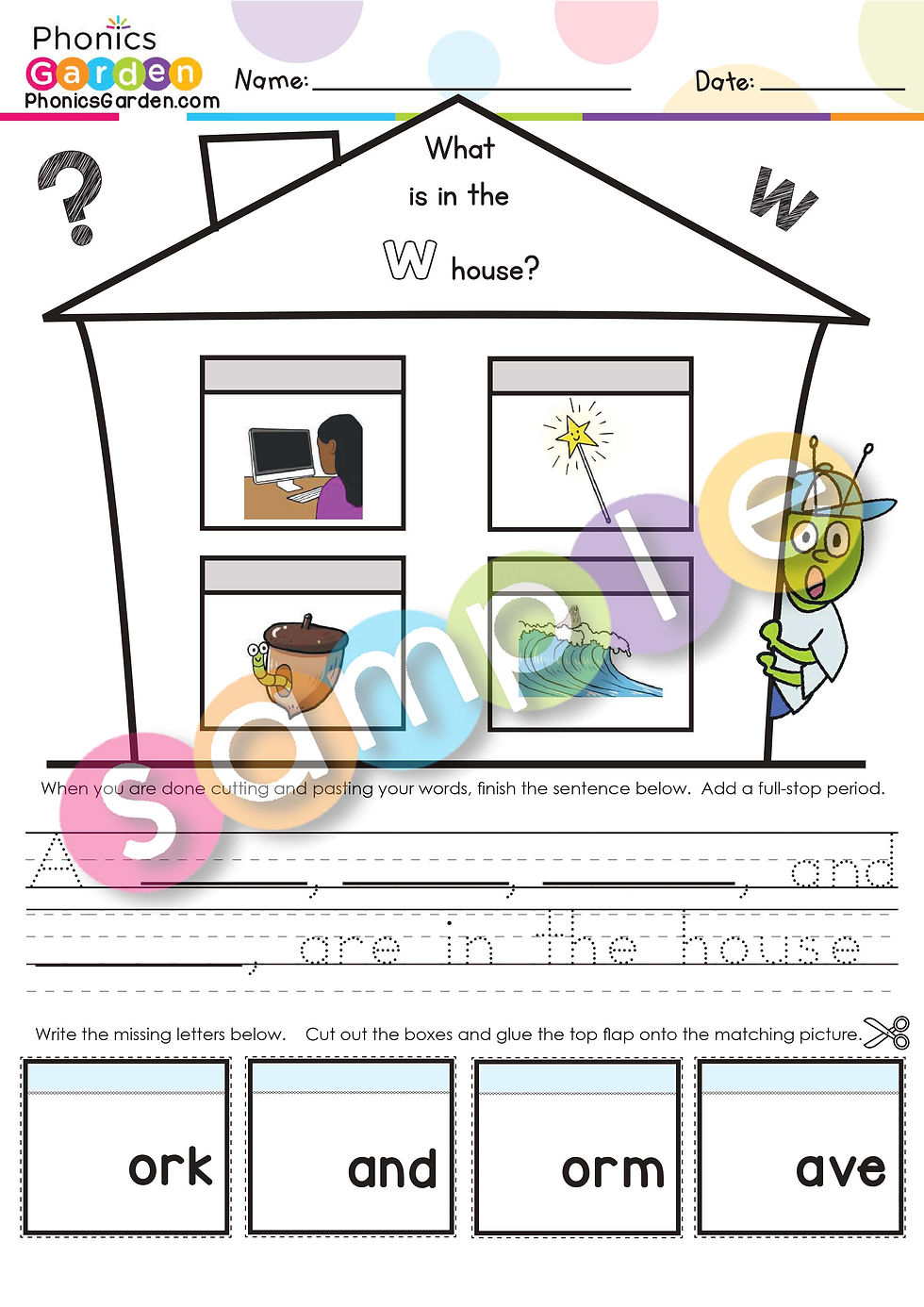 Thumbnail: Ww | Pat-a-Word | Letter /W/ | Bundle | 87 Pages
