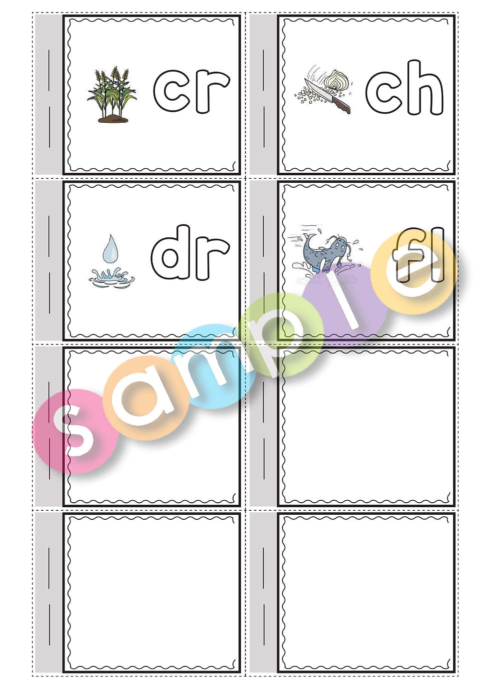 Thumbnail: OP | #1 | Pat-a-Word | Word Family Flip-Book Bundle | 2 Pages