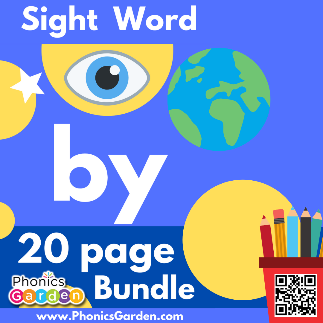 Sight Word "BY" | Bundle | 20 Pages
