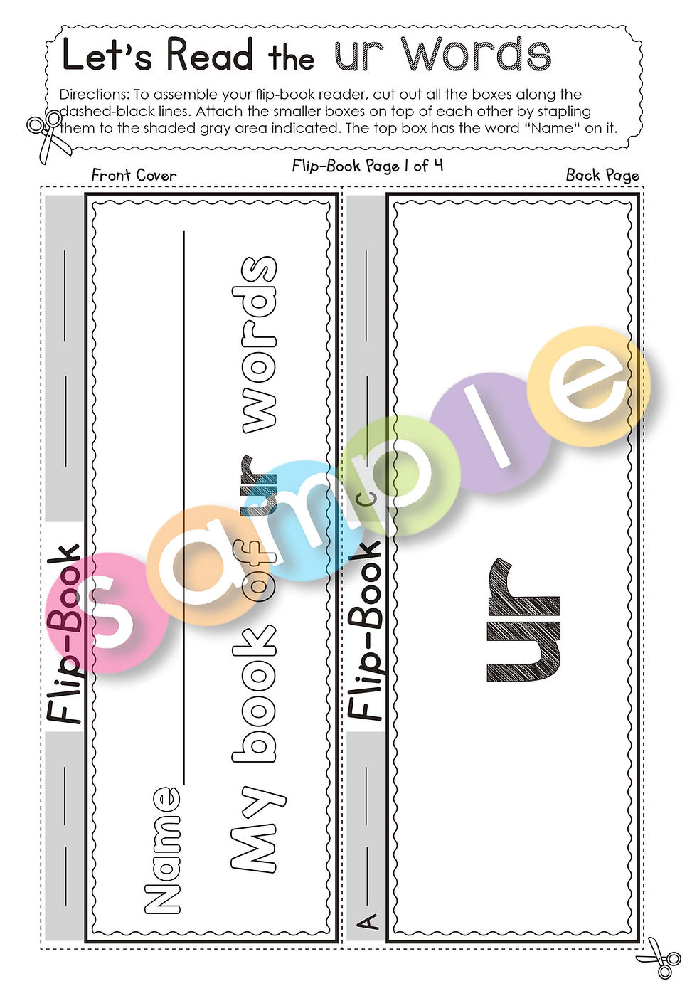 Thumbnail: UR | Pat-a-Word | Bossy-R Bundle | 87 Pages