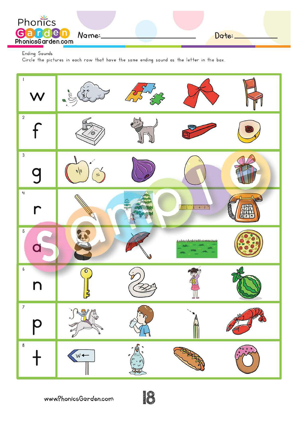 Thumbnail: Ww | Phonics | Spelling | Vocabulary | GREEN | 37 Pages