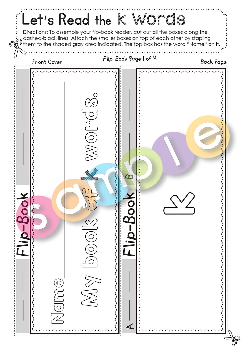 Thumbnail: Kk | Pat-a-Word | Letter /K/ Bundle | 87 Pages