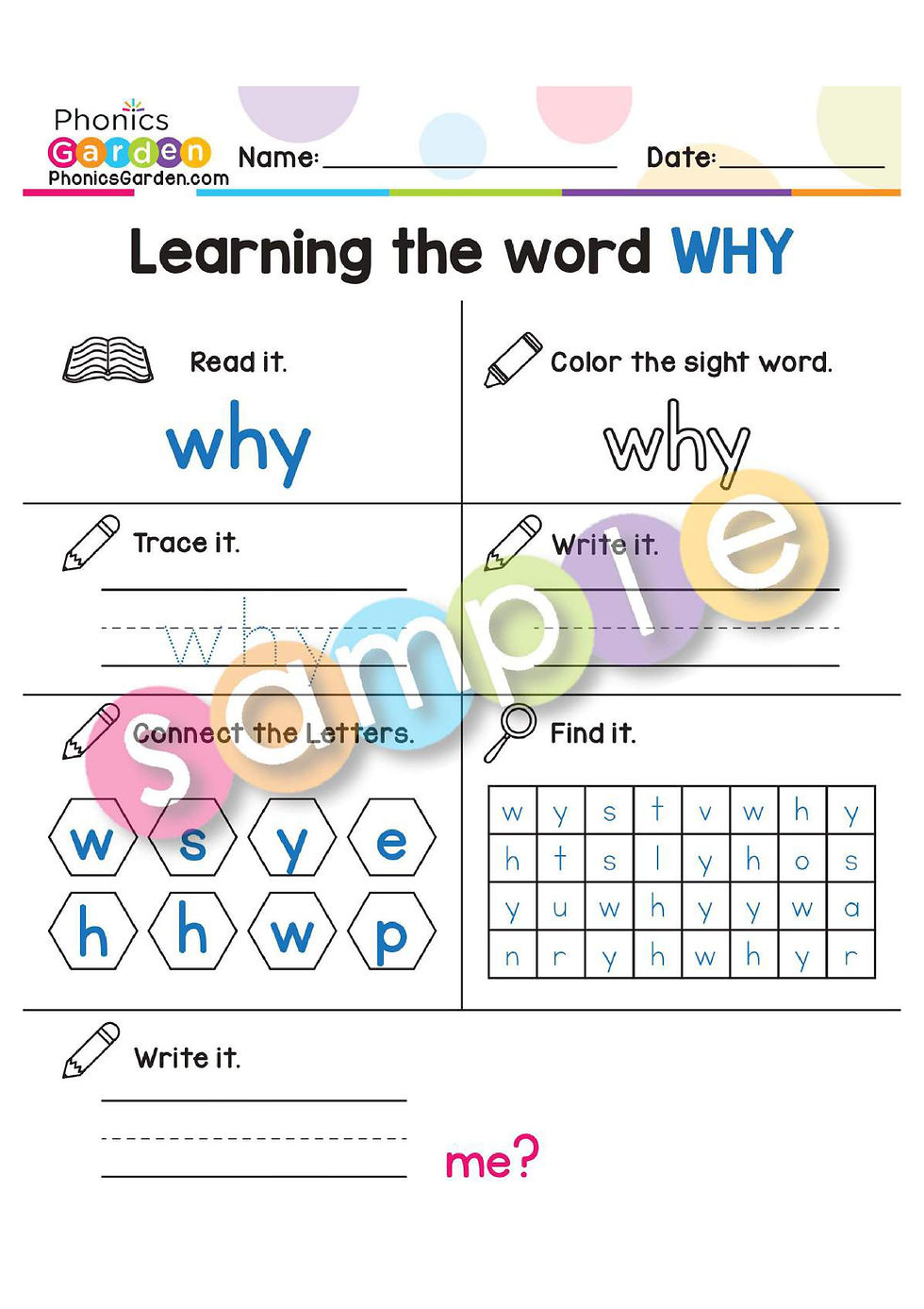 Thumbnail: Sight Word "WHO" | Bundle | 20 Pages