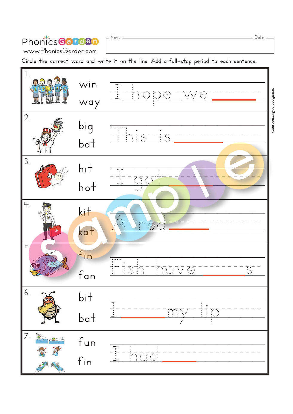 Thumbnail: Ii | AEIOU | Set 2 | CVC | Short Vowel Bundle | 24 Pages
