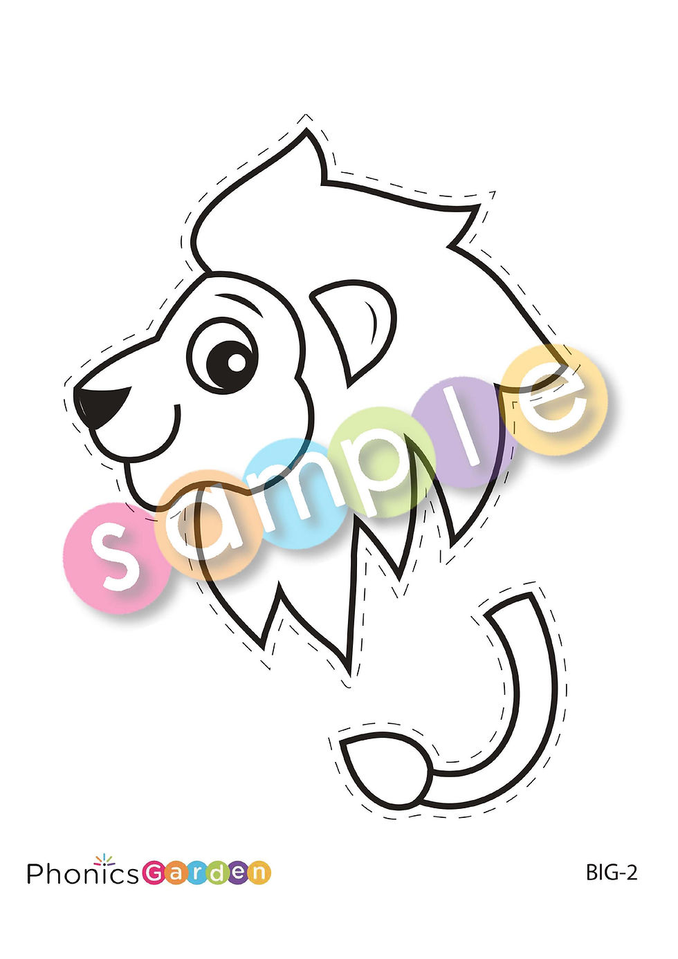 Thumbnail: Ll | Letter Craft | Lion | Uppercase L | 5 Pages