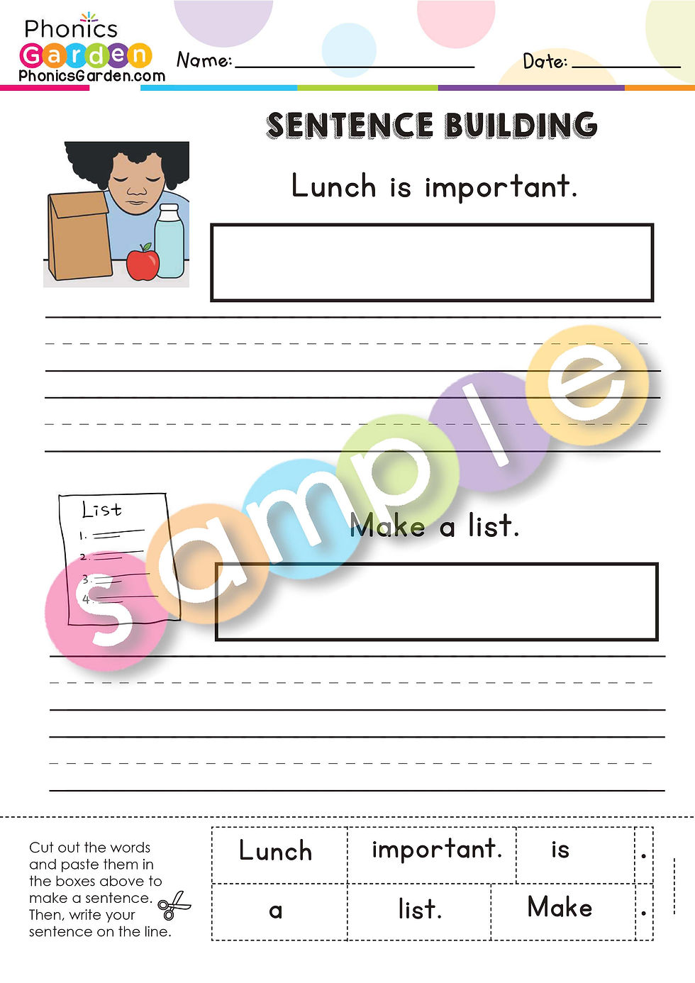 Thumbnail: Ll | Pat-a-Word | Letter /L/ Bundle | 87 Pages