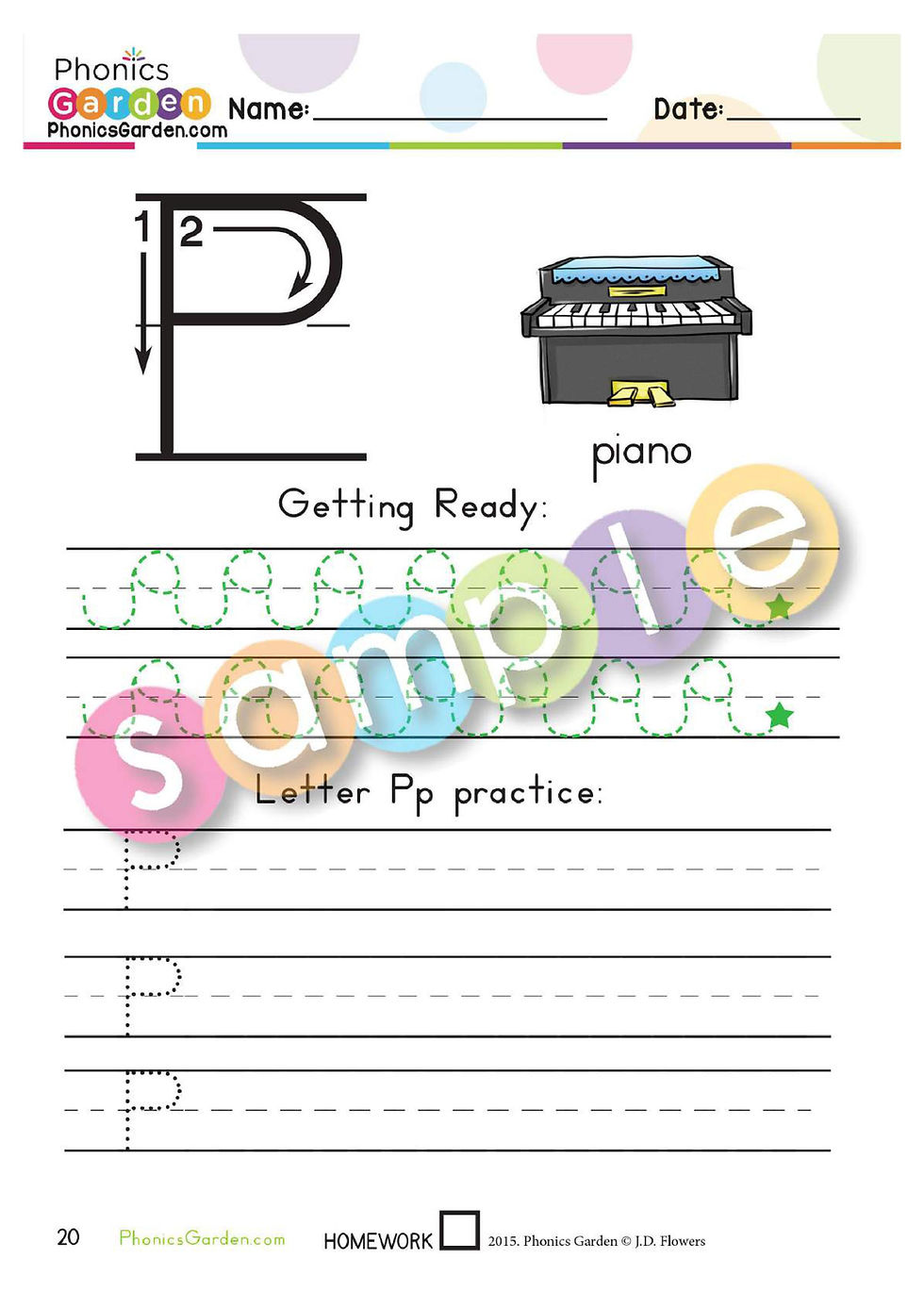 Thumbnail: Pp | Alphabet Recognition | RED Program | 18 Pages