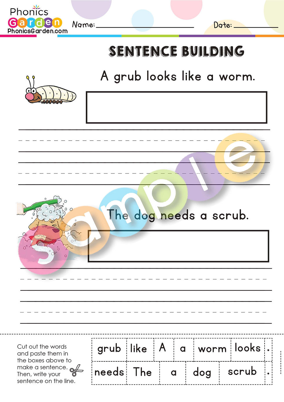 Thumbnail: UB | Pat-a-Word | Word Family Bundle | 85 Pages